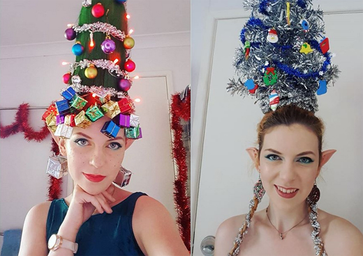 This new trend is turning hair into a literal christmas tree