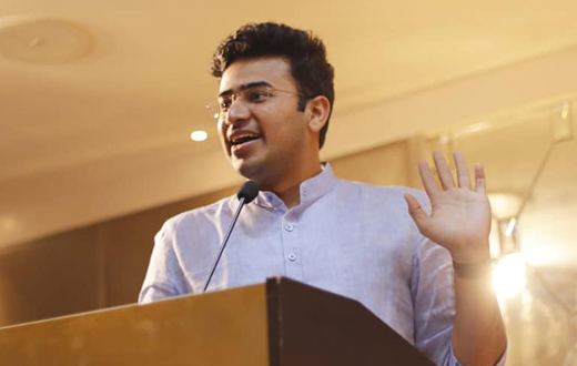 Tejasvi Surya in Udupi