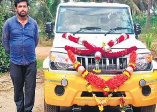 Tumakuru farmer gets new Bolero