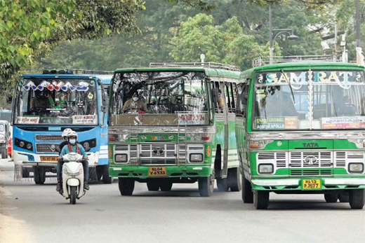 Kerala private bus