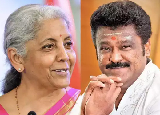 Nirmala Sitharaman and Jaggesh