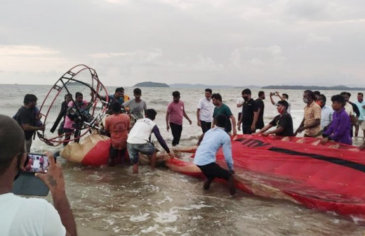 Karwar naval base motorglider mishap