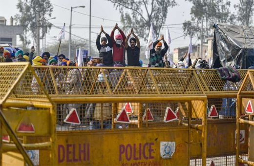 Singhu border