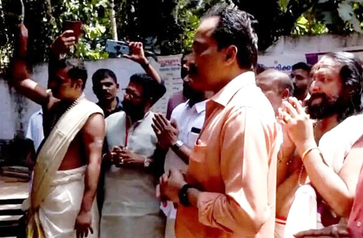 ISRO chief S Somanath offered prayers at the Temple in Kerala