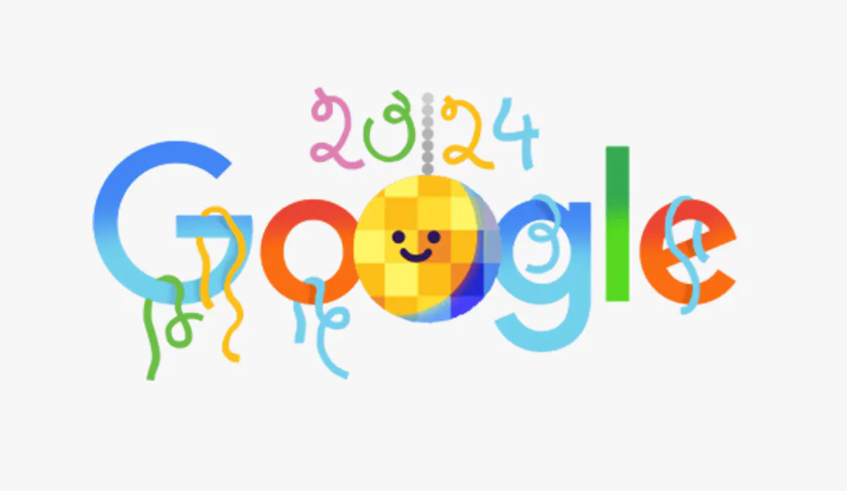 Google celebrates Happy New Year 2024 with animated festive doodle