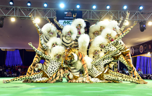 Tiger dance in Mangalore