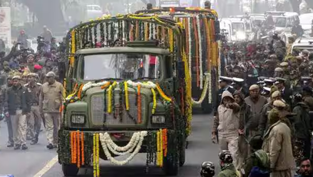 Manmohan Singh last rites