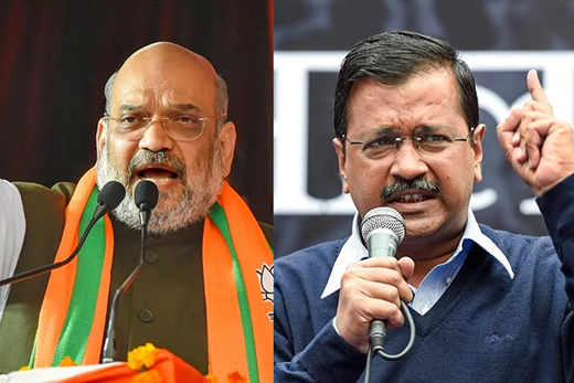 Kejriwal Challenges Amit Shah