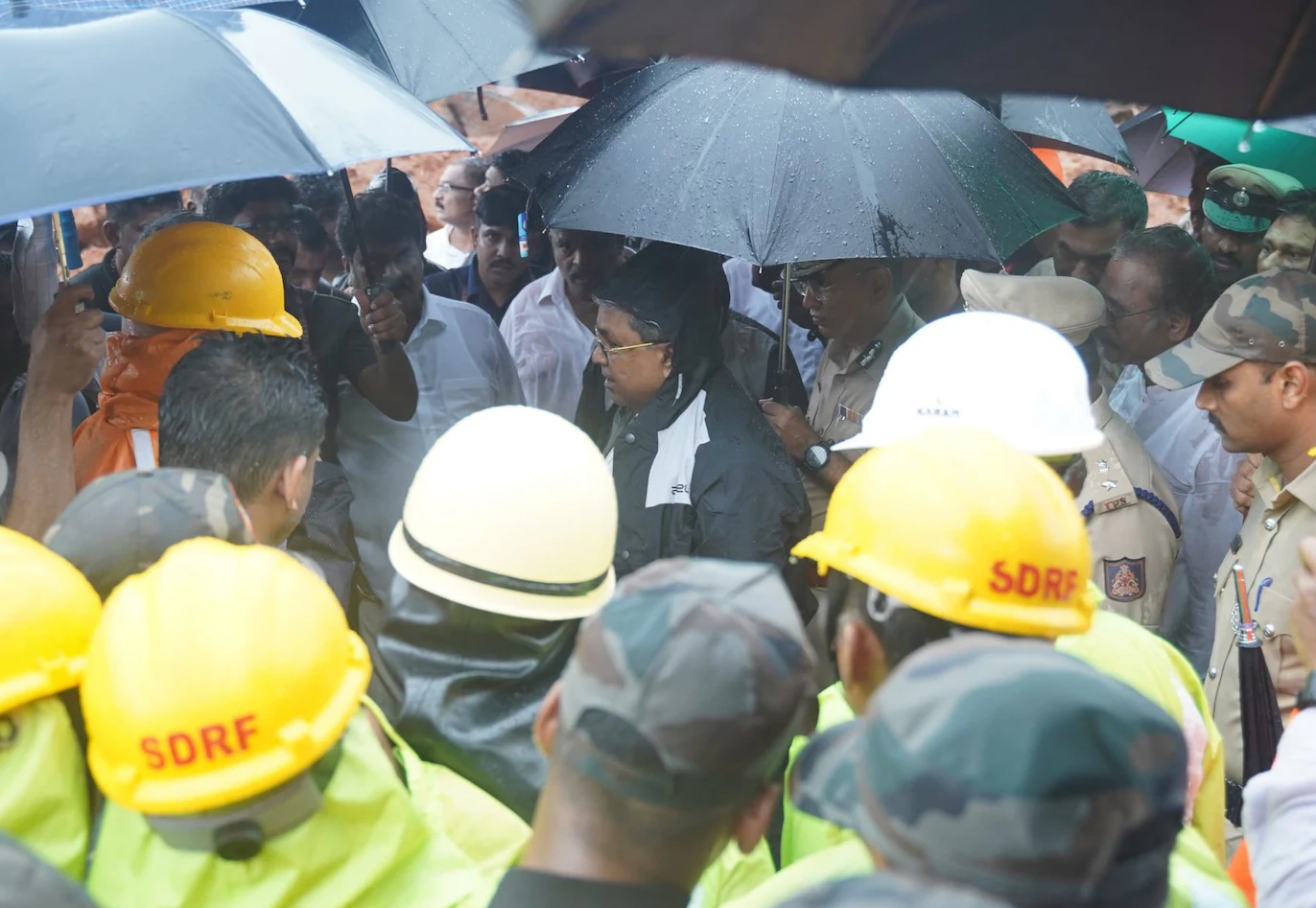 CM Siddaramaiah visits Shirur