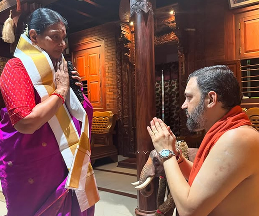 Durga Stalin Visits Kollur Mookambika Temple