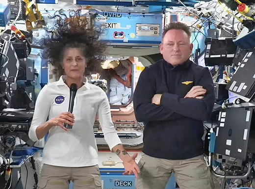 Sunita Williams and Barry