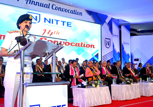 Dr Arti Sarin at Nitte University Convocation