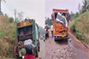 CNG vehicle rams into garbage truck near B C Road