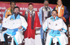 Honorary Doctorates awarded to Ronald Colaco and Prakash Shetty at Mangalore University Convocation