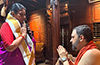 Tamil Nadu CM M.K. Stalin’s Wife Visits Kollur Mookambika Temple