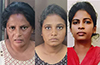 Three women arrested in separate theft cases in Puttur