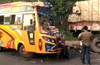 Udupi: Mini-bus collides with parked lorry; 17 injured