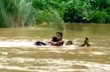 Woman in Andhra Pradesh wades through river to write exam