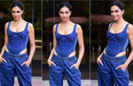 Deepika Padukone is busy setting new fashion rules in a denim on denim athleisure look