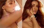 Disha Patani brings warmth on a winter day with her glow and glitter makeup