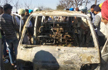 4 students killed, 8 injured as school van catches fire in Punjabs Sangrur