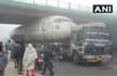 India post plane gets stuck under flyover while being towed in WB