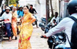 Elderly woman stops bikers in Pune from riding on footpath