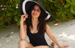 Katrina Kaif is beauty to behold in black swimwear as she drops her beach vacation pics