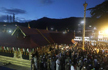 Devotees worship Makarajyothi at Sabarimala