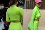 Malaika Arora suffers Oops moment in see-through neon green pants; video goes viral