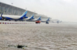 Planes grounded as rainwater enters Chennai airport runway, Watch