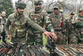 Huge cache for arms in Keran,Army taking apt measures:Govt