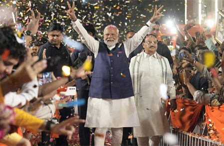 Modi resigns as PM, swearing-in ceremony likely on June 8