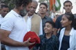 Boy offers Rahul Gandhi piggy bank during Bharat Jodo Yatra