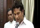 Sachin Tendulkar takes oath as Rajya Sabha member