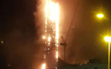 Massive fire at Dubai’s Sharjah residential tower, many Indians stranded