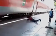 Man falls from speeding train in UP, survives: Watch