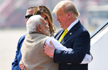 PM Modi receives US President Donald Trump in Ahmedabad