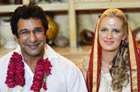 Wasim Akram marries Australian girlfriend Shaniera Thompson