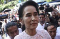 Suu Kyi party wins historic poll majority