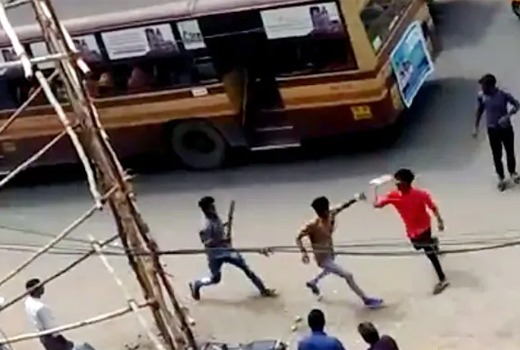 Machetes in hand, 2 college students attack rivals in Chennai bus