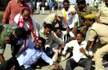 Telangana: Clash between police, RTC workers in Parakala as strike continues