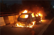 Woman, 2 daughters dead as car catches fire on flyover in East Delhi