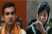 ’India isn’t a stain like you which can be wiped out’: Gambhir slams Mehbooba Muft