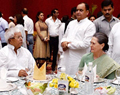 Sonia Gandhi holds Iftar, shares table with Sharad and Lalu