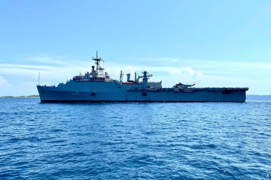 INS Jalashwa reaches Maldives for phase 1 of bringing back stranded Indians