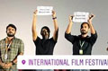 On stage, Kerala film festival anti-CAB banners raised