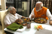 After action-packed day, PM Modi enjoys birthday lunch with mother in Gujarat