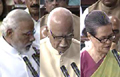 Modi leads newly-elected MPs as they take oath