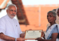 Modi visits Jaffna, hands over houses to Tamils